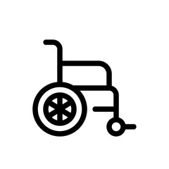 wheelchair line icon