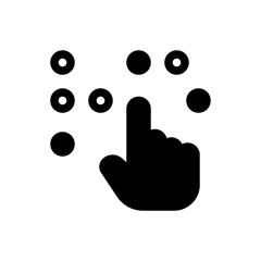 braille glyph icon