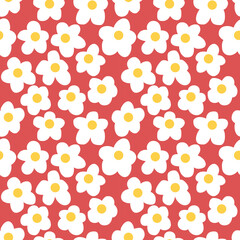 Flower wrapping paper pattern. Decorative patterns. Sakura pattern.