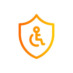 insurance gradient icon