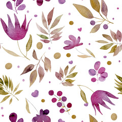 Watercolor botanical illustration