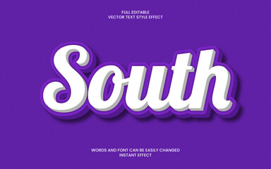 South Text Effect
