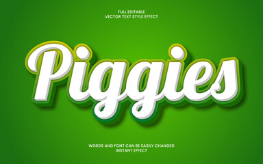 Piggie Text Effect