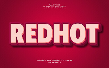 Redhot Text Effect