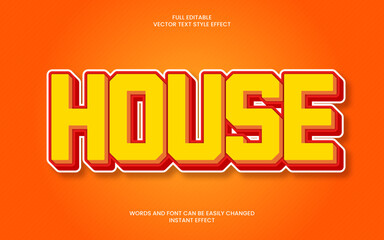 House Text Effect