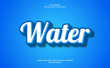 Water Text Effect