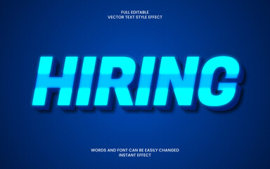 Hiring Text Effect