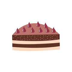 Ilustrasi Kue Ulang Tahun Untuk Elemen Desain Vektor