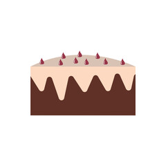 Ilustrasi Kue Ulang Tahun Untuk Elemen Desain Vektor