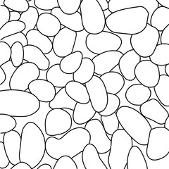 seamless stone pattern background. stone collection, stone background, stone sketch, stone texture, vector illustration.