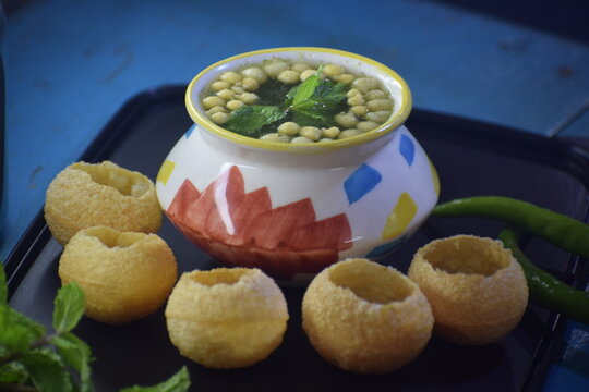 Panipuri , Golgappa - Indian street food Indian Chaat