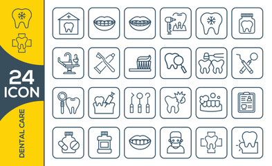 DENTAL ICON SET DESIGN