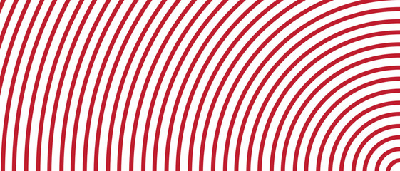 Circle lines pattern on white background. Circle lines pattern for backdrop, brochure, wallpaper template. Realistic lines with repeat circles texture. Simple geometric background, vector illustration