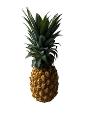 photo pineapple on a white background, isolate, cut