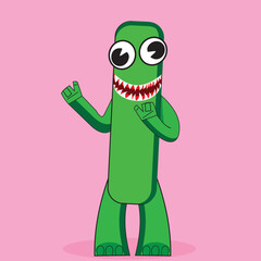 Rainbow friends Green. New Roblox Character.