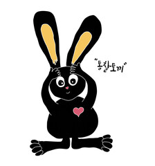 통찰 토끼 © jiwon
