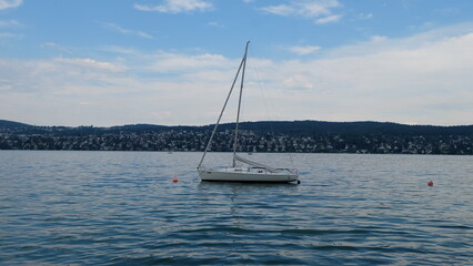 Z&uuml;richsee mit Boot