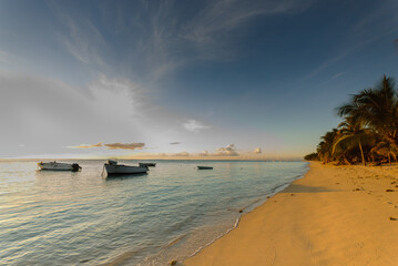 Beach Le Morne in Mauritius 