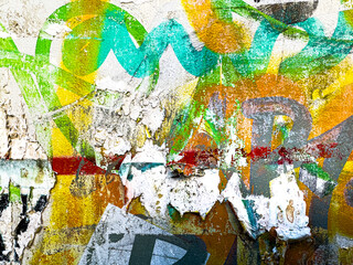 Obraz na płótnie Canvas graffiti on wall