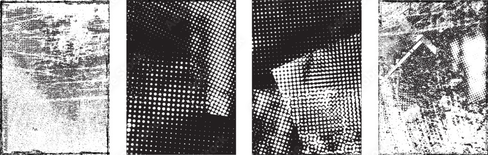 Leinwandbilder glitch distorted grungy isolated layers . design element for brochure, social media, posters, flyers