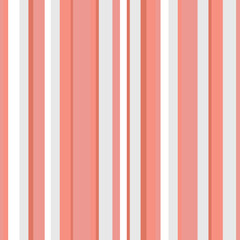 Abstract vector wallpaper with vertical red, pink and white vertical strips. Seamless colored background. Geometric modern pattern