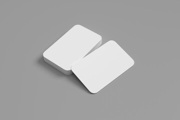 3d render ID card attribute