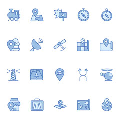 Filled Color Outline for navigation, 