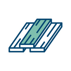 lumber wood icon vector design template in white background