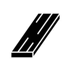 lumber wood icon vector design template in white background