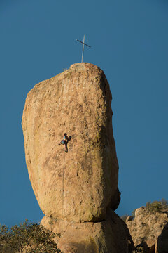 Rock climbing in El Diente, Guadalajara, Jalisco, Mexico