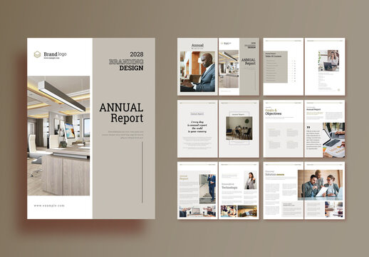 Annual Report Magazine Layout