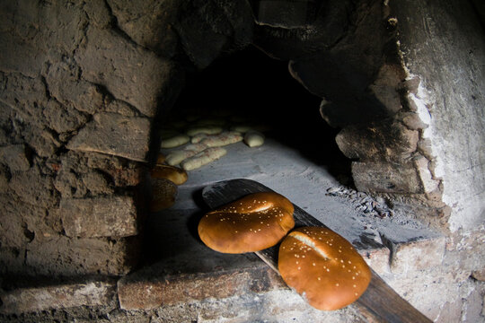 A traditional bread oven in Santa Catarina Lachatao, Sierra Norte Mountains, Oaxaca, Mexico.