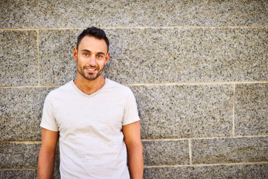 An Outdoor Portrait Of A Man.