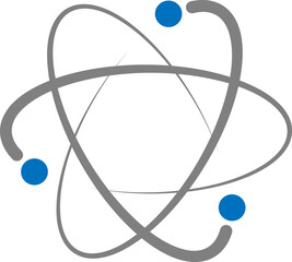 Dienstleistung, IT, Technologie, Molekül, logo