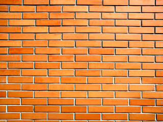 Red brick wall, Old red brick wall. Background texture