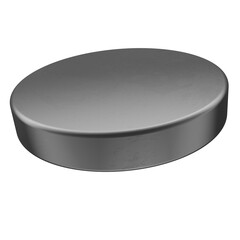 Black geometric elements in 3d render