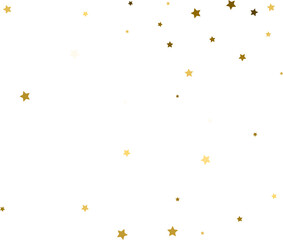 Random falling gold stars.