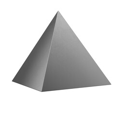 Black geometric elements in 3d render