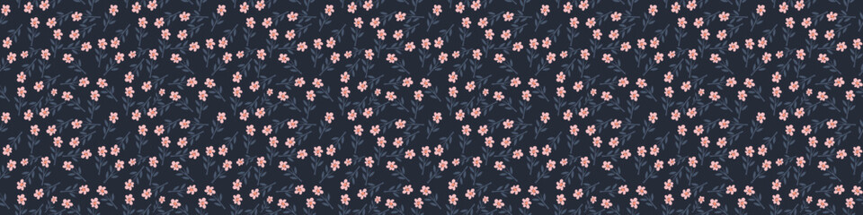 Seamless pattern abstract floral with trendy hand drawn textures and pastel colors. Vector illustration. Vector design for card, brochure, paper, cover, fabric, interior decor and other.