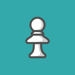 Chess cartoon vector illustration design