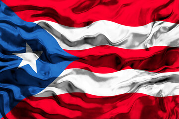 National flag of Puerto-Rico. Background  with flag of Puerto-Rico.