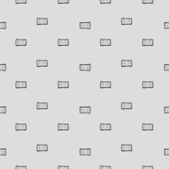 Chess clock engraved seamless pattern. Retro watch for chess game in hand drawn style. Sketch texture for fabric, wallpaper, textile, print, title, wrapping paper. Vector illustration.