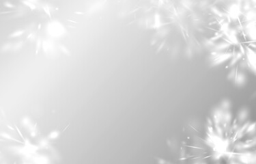 silver abstract background with stars