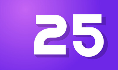Number New White Purple Modern Company Logo