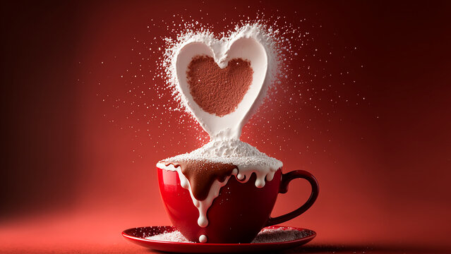 coffe with heart 