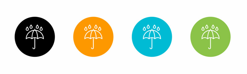 Umbrella icon vector illustration. Stock vector.