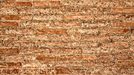 Old Brick Wall Textured Background