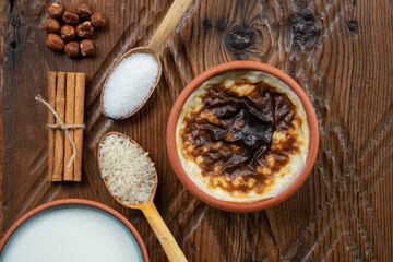 Turkish Rice Pudding (Sutlac) Photo, Uskudar Istanbul, Turkey