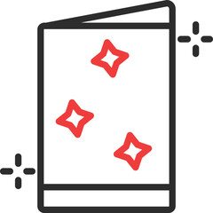 Invitation card Vector Icon
