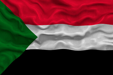 National flag  of Sudan. Background  with flag  of Sudan